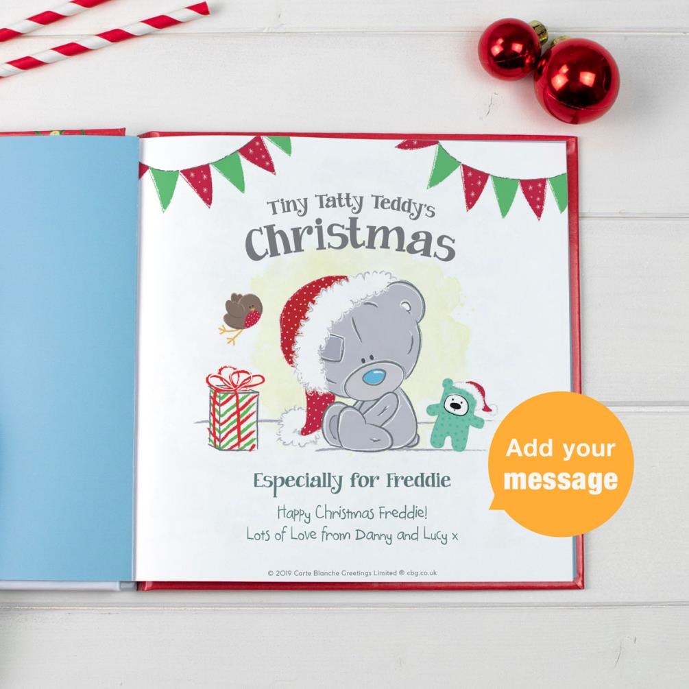 Personalised Tiny Tatty Teddy's Christmas Book - Hardback Extra Image 1